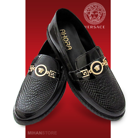 خرید ویژه کفش ورنی مردانه Versace