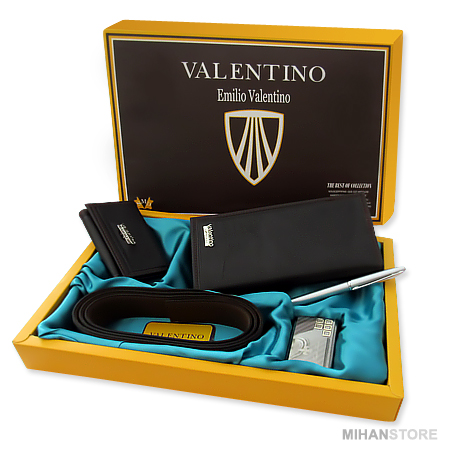 ست کیف، کمربند و جاکلیدی (ست هدیه روز عشق)Valentino